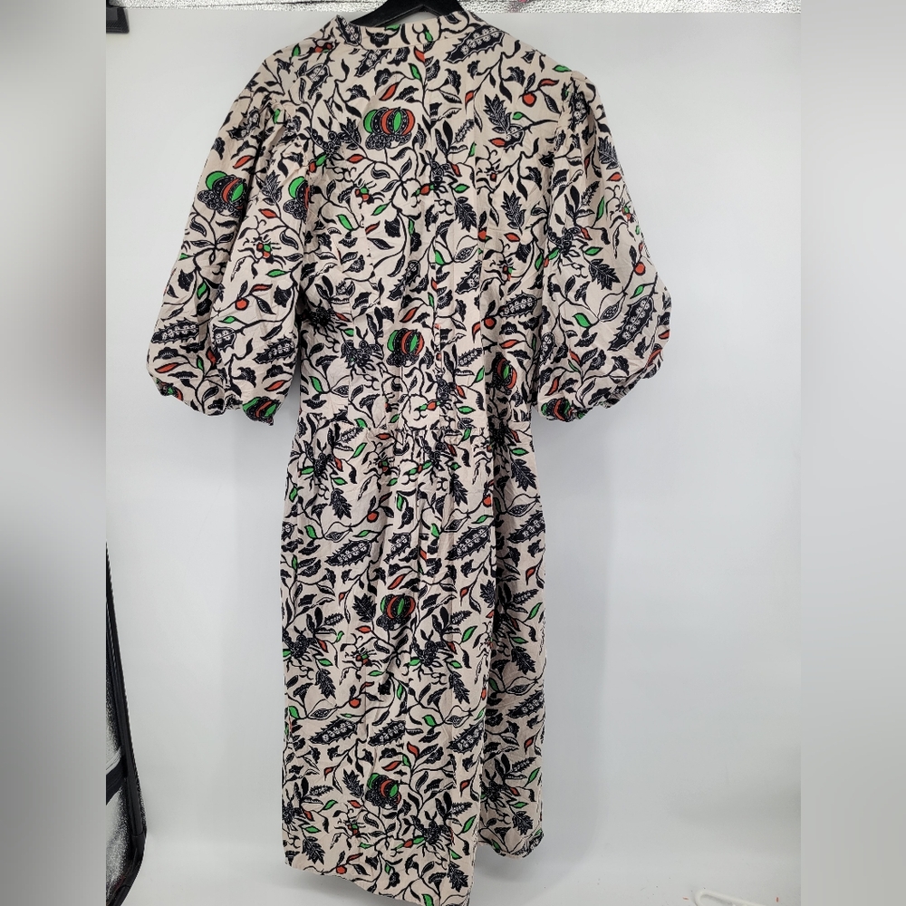 Love the Label Lola Midi Dress Willow Black Print Size Large - Picture 7 of 10